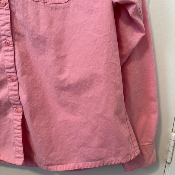 Wrangler Western Breast Cancer Pink Button Down Long Sleeve Shirt Size Large - Picture 3 of 12